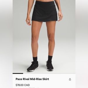 Pace-Rival Mid-rise Skirt